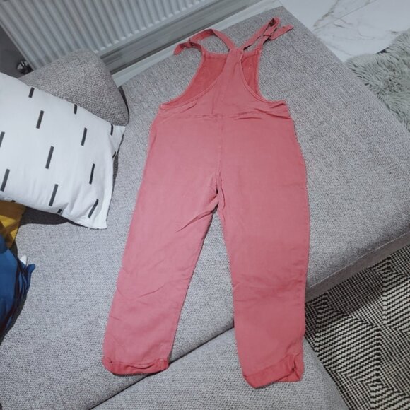 AERIE Super Rare Light Mauve Luxury Soft Denim Overalls - Picture 3 of 12